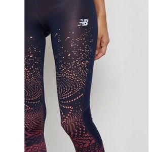 new balance printed impact tights